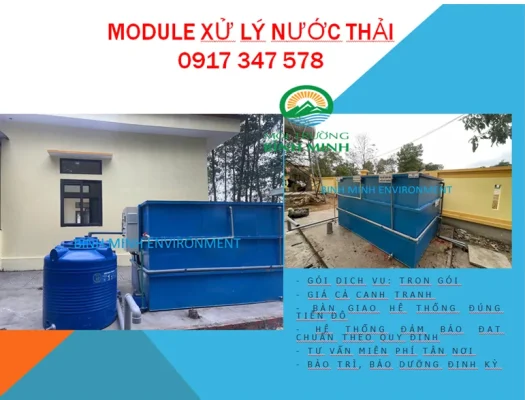 Module xử lý nước thải nhà hàng khách sạn toàn quốc